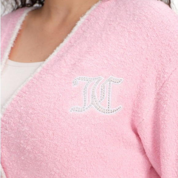 Juicy Couture Pink Athletic Shorts & Sweater - Picture 2 of 5